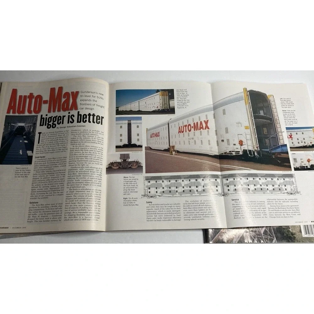 VTG  Model‎ Railroader Magazine 1999 October and December Issues Model Trains